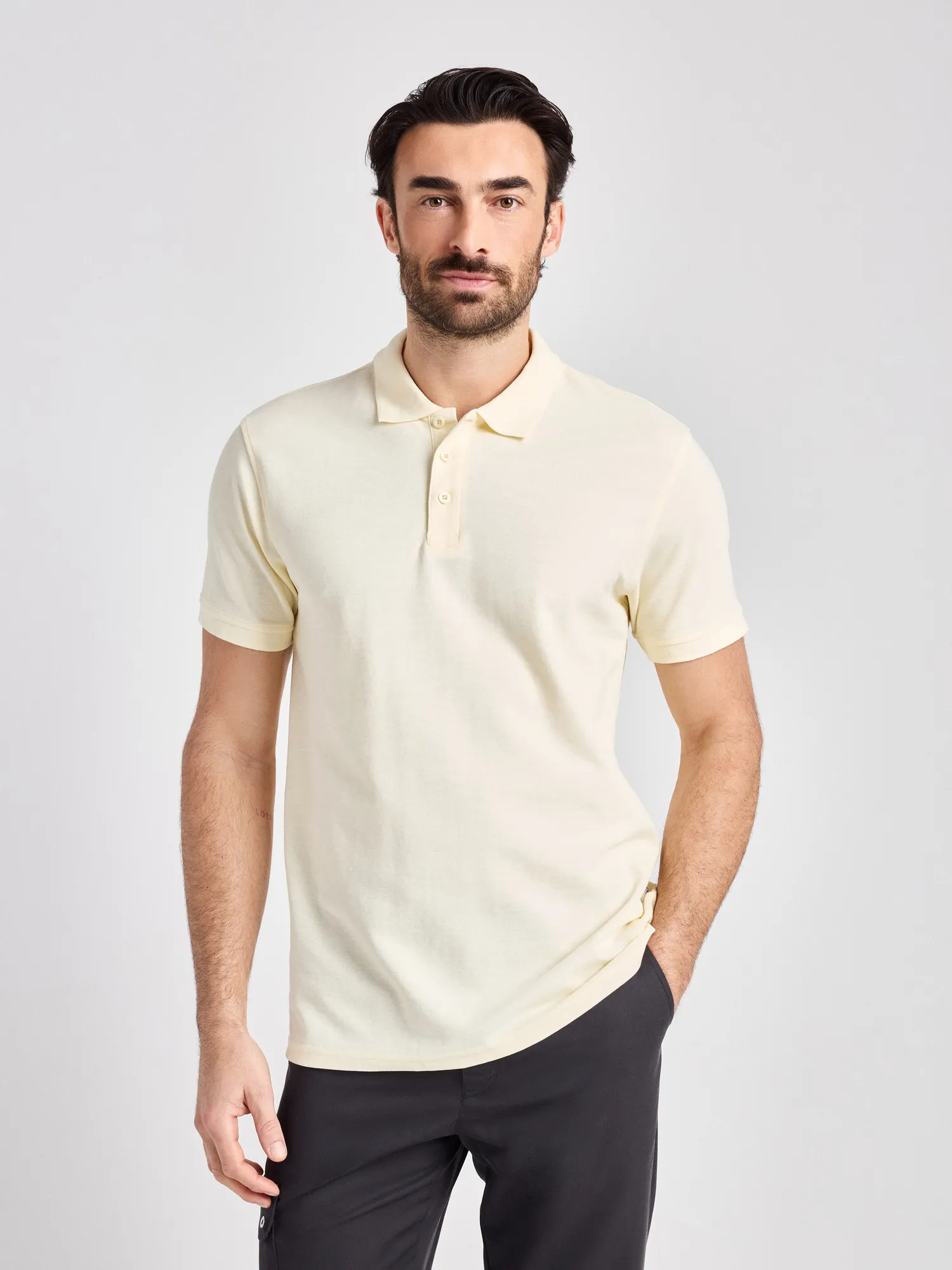 Iseo Man - Poloshirt - champagner